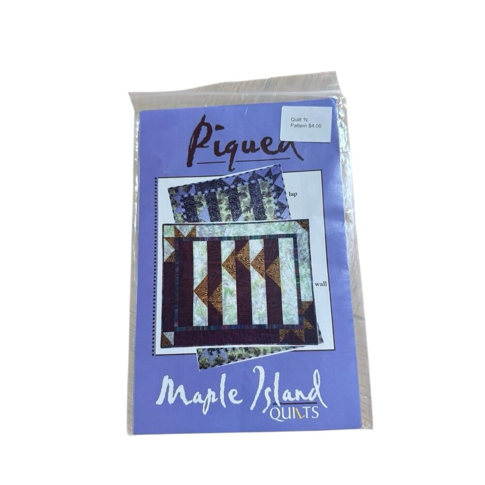 Piqued Quilt Pattern Maple Island Quilts Crafts Home Designs Pre Owned READ